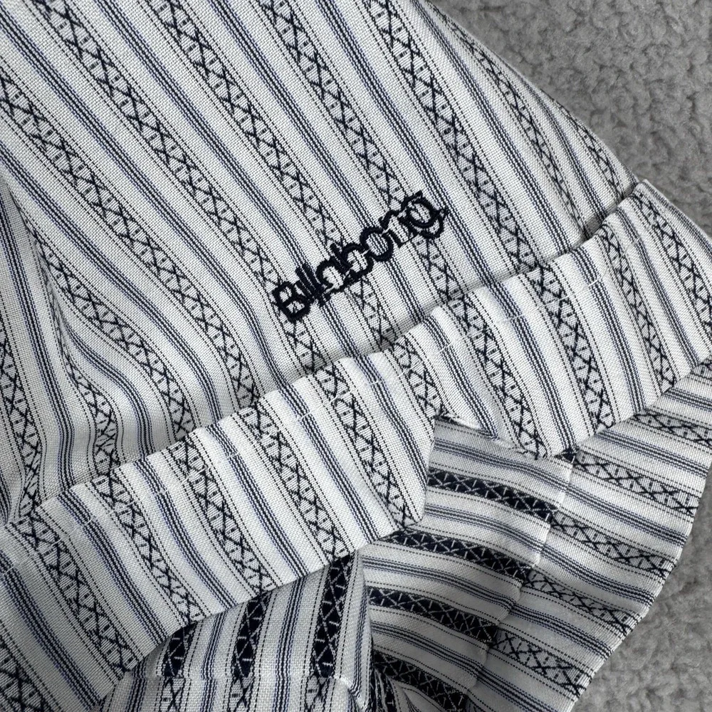 Vintage Billabong Shirt Mens Large Slim Fit Western Pearl Snap Aztec Slim Fit